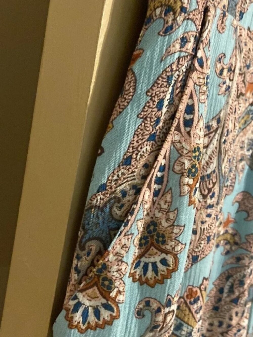 Like New Cynthia Rowley Paisley Dress Sz 10 - Picture 4 of 5
